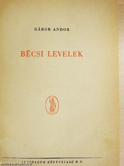 Bécsi levelek