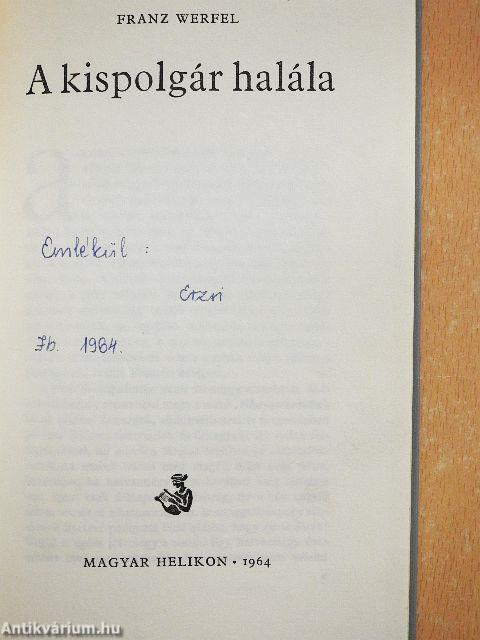 A kispolgár halála