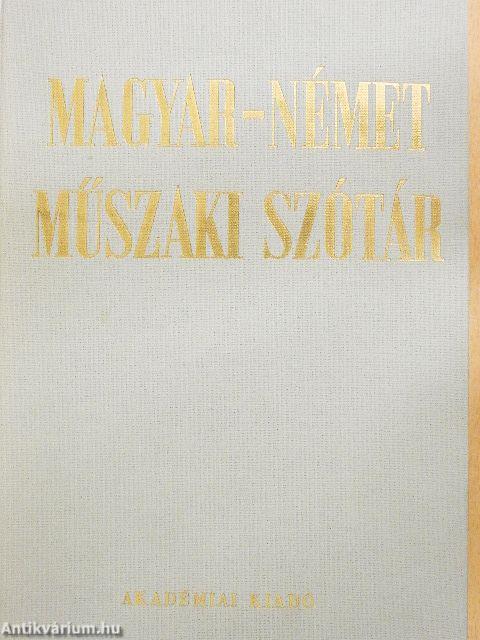 Magyar-német műszaki szótár