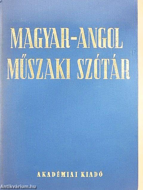 Magyar-angol műszaki szótár