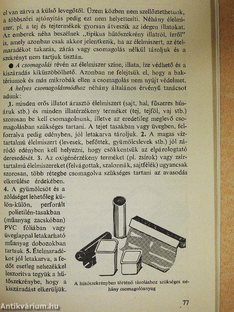 A házi élelmiszer-tárolás ábécéje