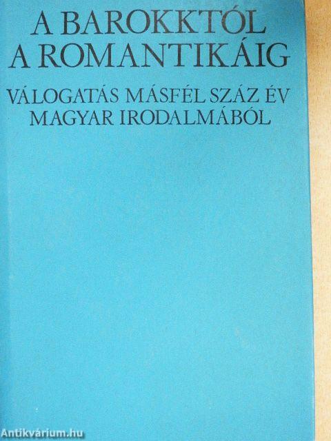 A barokktól a romantikáig