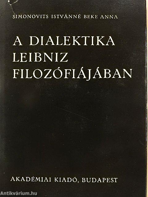 A dialektika Leibniz filozófiájában