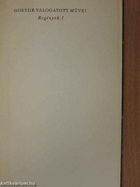 Goethe válogatott művei I-V.