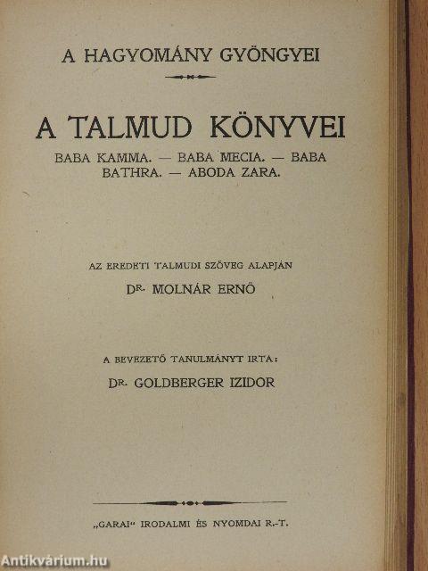 A Talmud könyvei V-VIII.