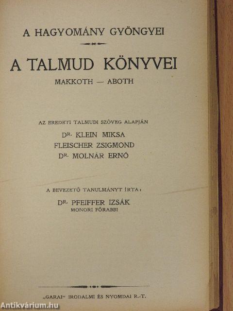A Talmud könyvei V-VIII.