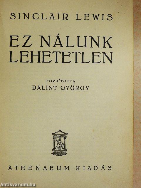 Ez nálunk lehetetlen