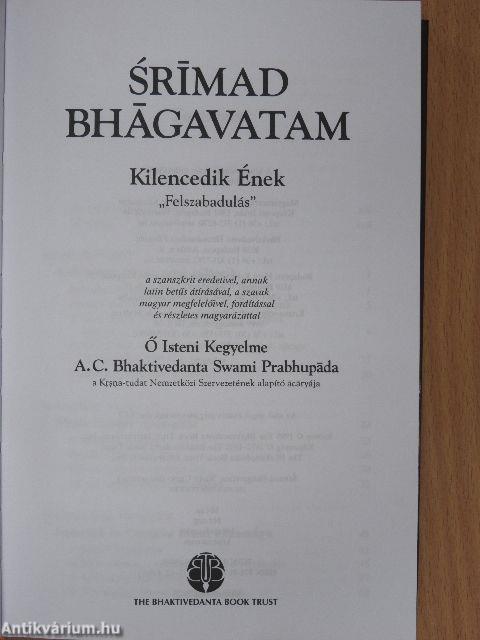 Srímad Bhágavatam - Kilencedik ének