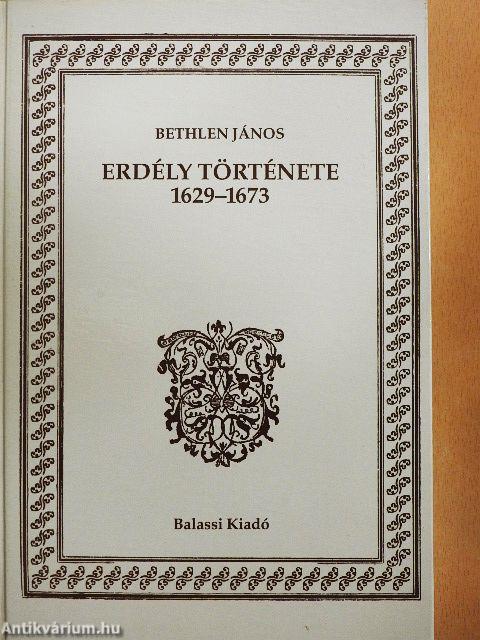 Erdély története 1629-1673