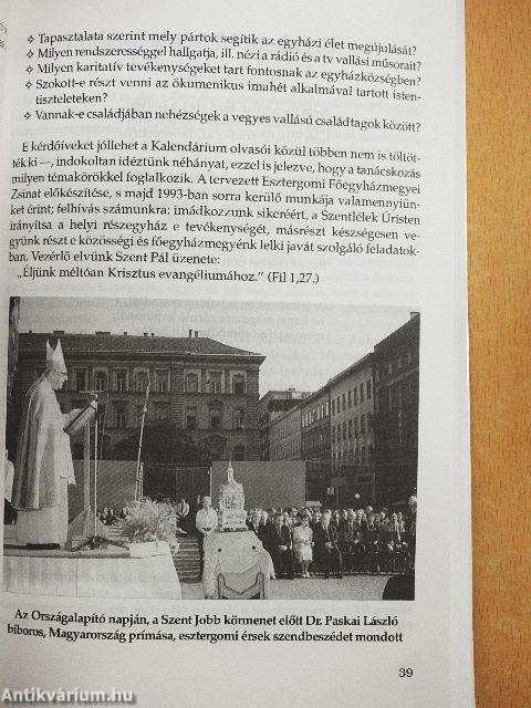 Szent Jobb Kalendárium '93