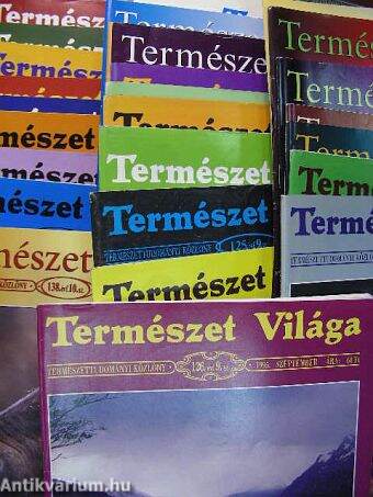 Természet világa 1989., 1992., 1994., 1996., 1998., 1999., 2000., 2007., 2008. (vegyes számok - 30 db)