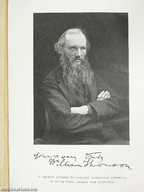 Emlékbeszéd Sir William Thomson, Lord Kelvin k. tag fölött