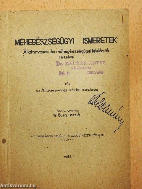 Méhegészségügyi ismeretek