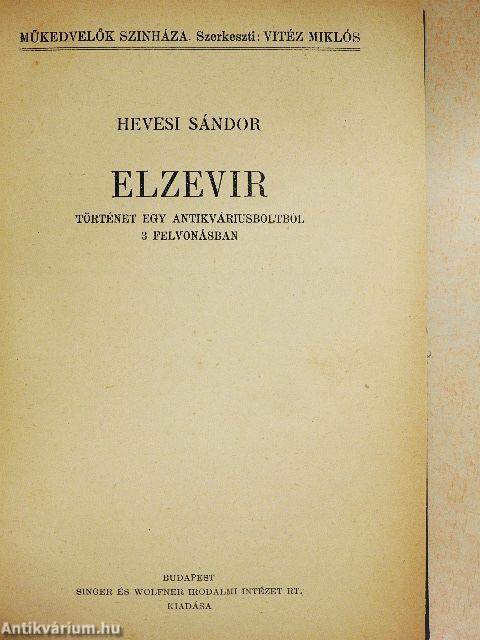 Bakony/Elzevir/A kuruzsló/Fej vagy irás