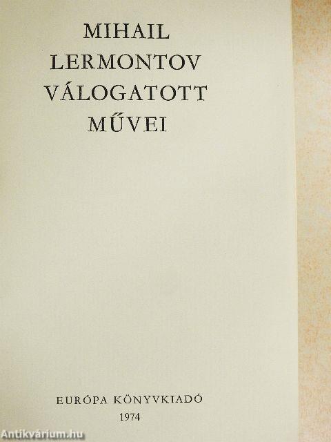 Mihail Lermontov válogatott művei
