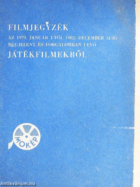 Filmjegyzék