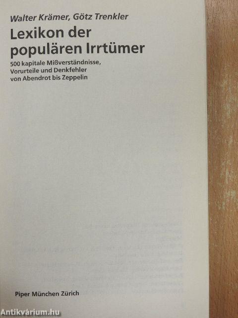 Lexikon der populären Irrtümer