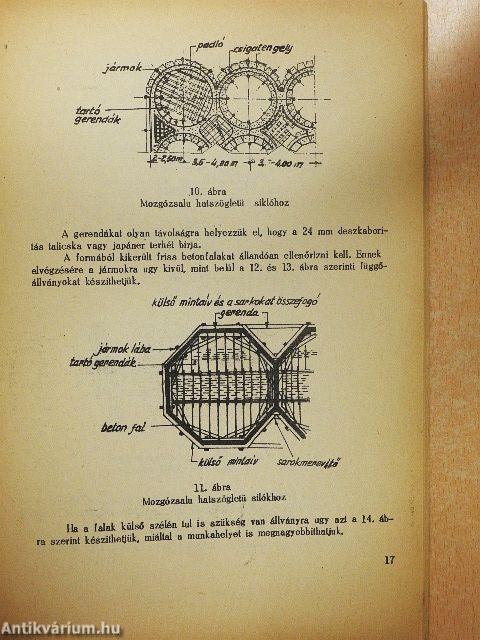 Csúszó és kúszó zsaluzásos építési mód és alkalmazási területe