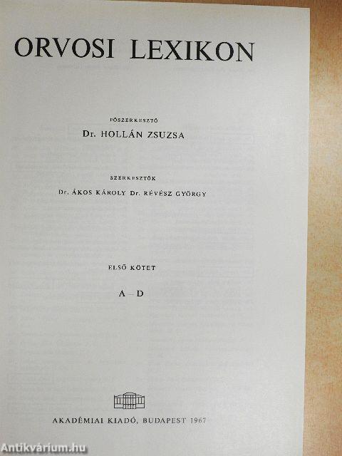 Orvosi lexikon 1-4.