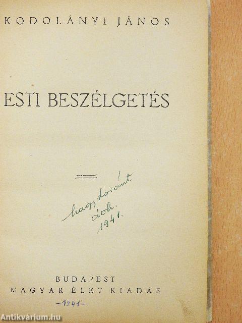 Esti beszélgetés