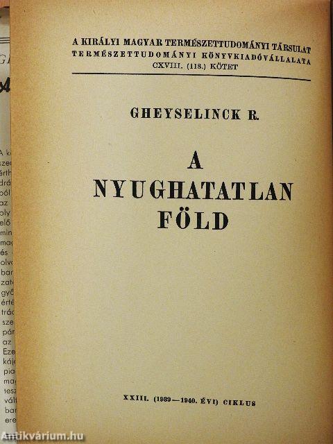 A nyughatatlan Föld