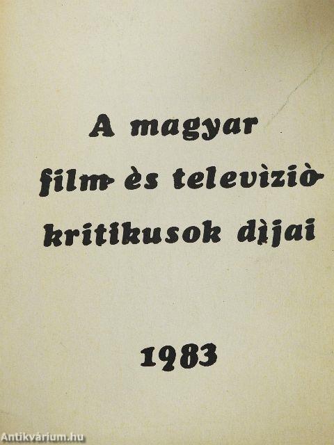 A magyar film- és televízió-kritikusok díjai 1983