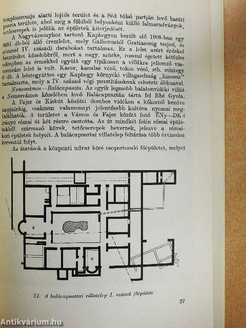 Rómaikori villák a Balatonvidéken