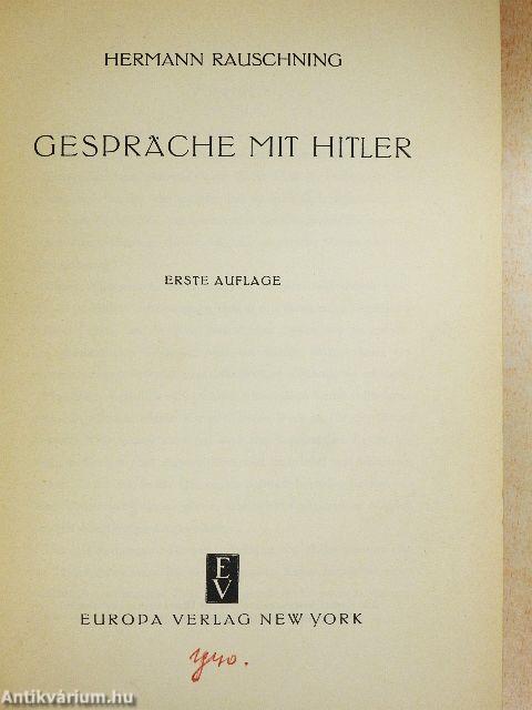 Gespräche mit Hitler