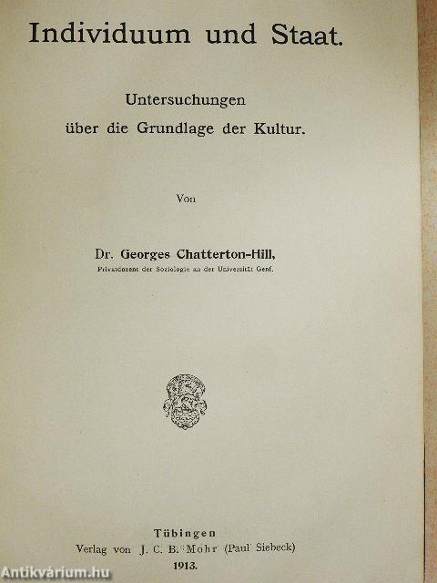 Individuum und Staat