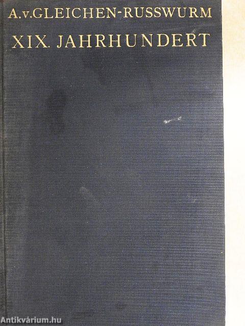 Das kulturbild des neunzehnten Jahrhunderts