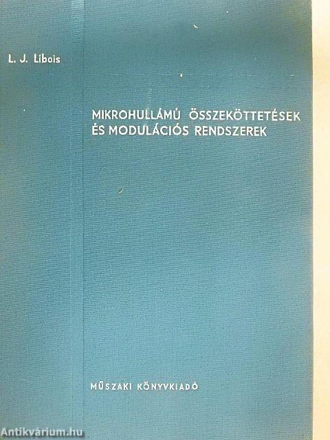 Mikrohullámú összeköttetések és modulációs rendszerek