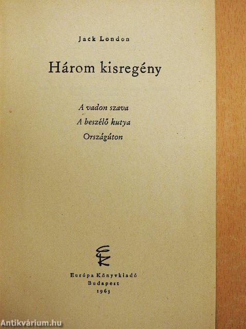 Három kisregény