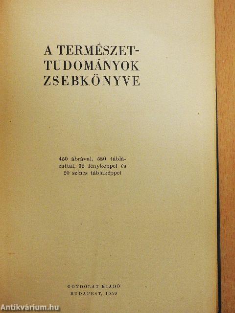 A természettudományok zsebkönyve