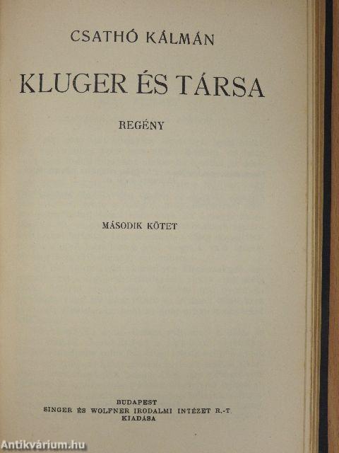 Kluger és társa I-II.