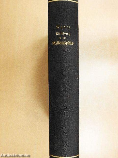 Einleitung in die Philosophie