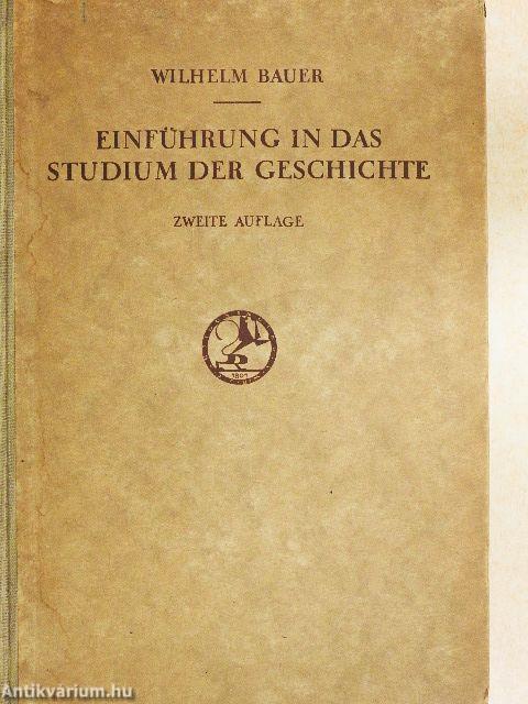 Einführung in das studium der geschichte