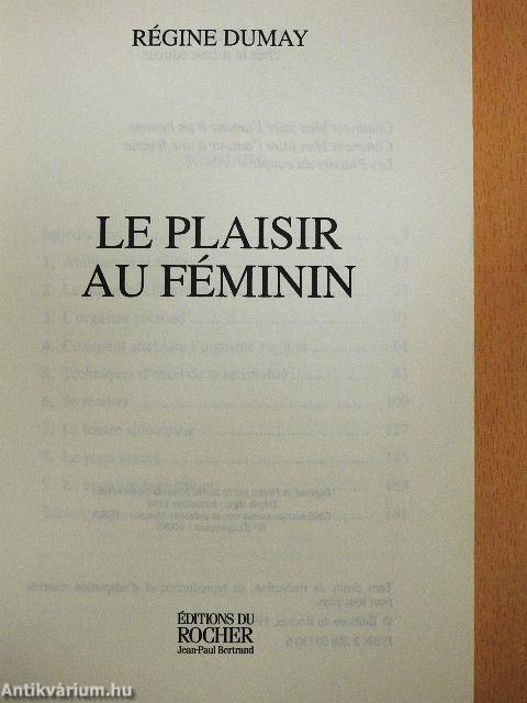 Le Plaisir au féminin