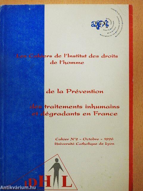 De la prévention des traitements inhumains et dégradants en France