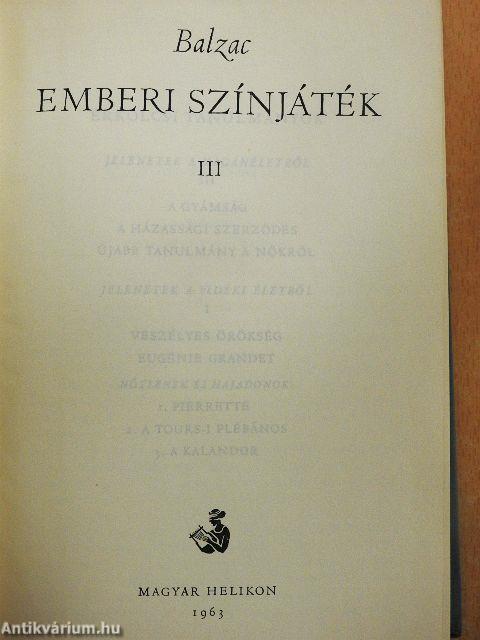 Emberi színjáték III.