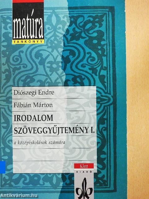 Irodalom szöveggyűjtemény I.