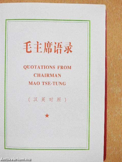 Quotations from Chairman Mao Tse-Tung