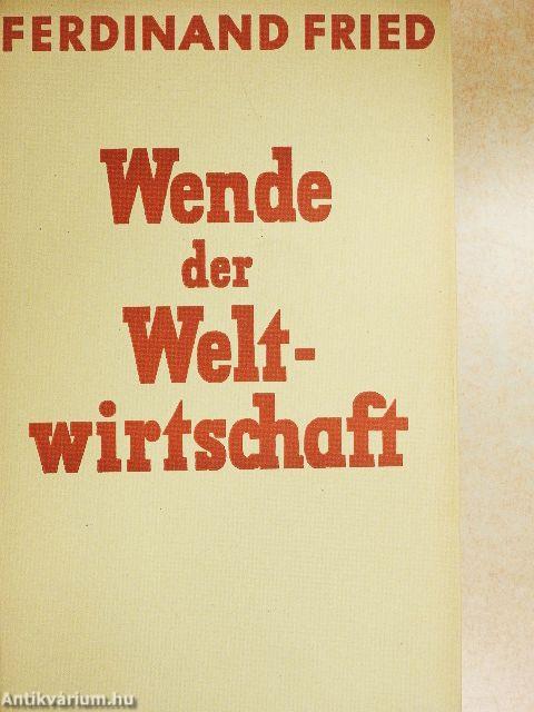 Wende der Weltwirtschaft