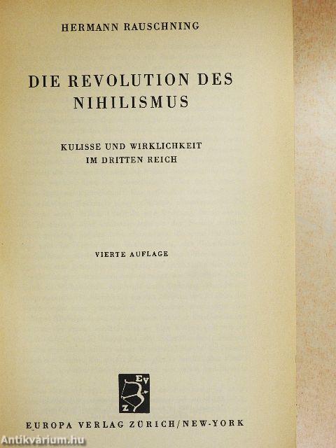 Die Revolution des Nihilismus
