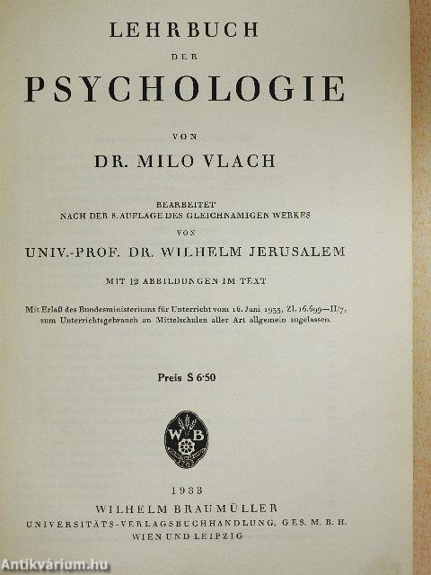 Lehrbuch der psychologie
