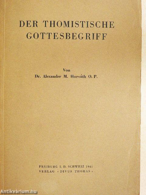 Der thomistische Gottesbegriff
