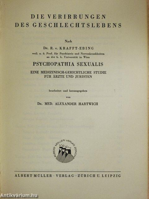 Die verirrungen des Geschlechtslebens