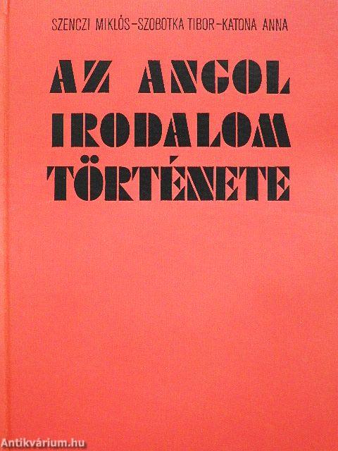 Az angol irodalom története