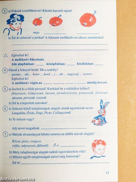 Nyelvtan-helyesírás munkatankönyv