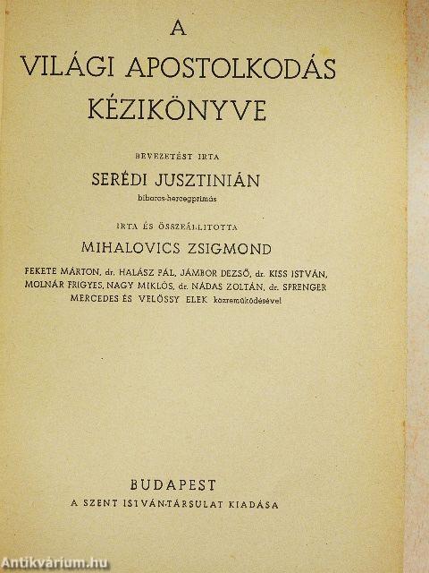A világi apostolkodás kézikönyve