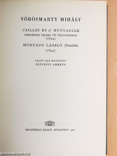 Czillei és a' Hunyadiak/Hunyady László